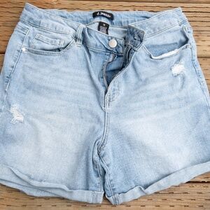 Women's Light Blue Denim Shorts